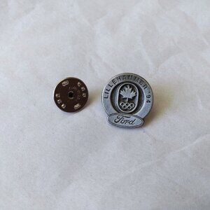 Vintage FORD Lapel Hat Pin Lillehammer 1994 Olympics Canada